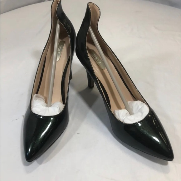 mark by Avon Womens Emerald Princess Pumps High Heel Metallic Green 7 New - Picture 8 of 9